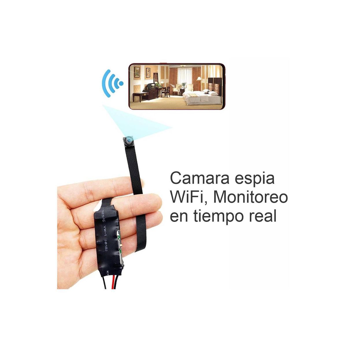 AWEI - Mini Camara Espia Wifi Seguridad Hd 1080p Visión Nocturna