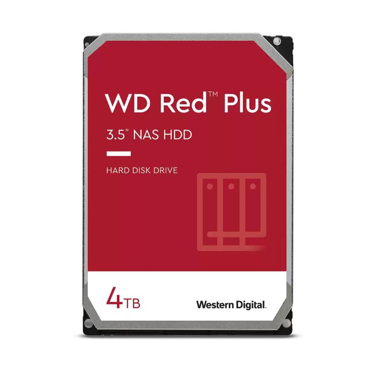 WESTERN DIGITAL - Disco Duro Western Digital RED PLUS 4TB para NAS  Sata trabajo 24/7