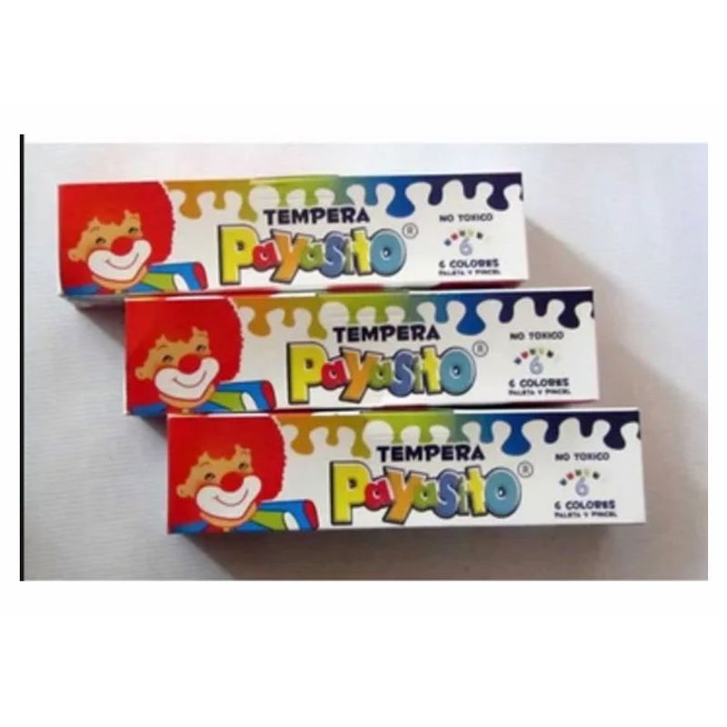 GENERICO - Tempera Caja Payasito x 6 unidades