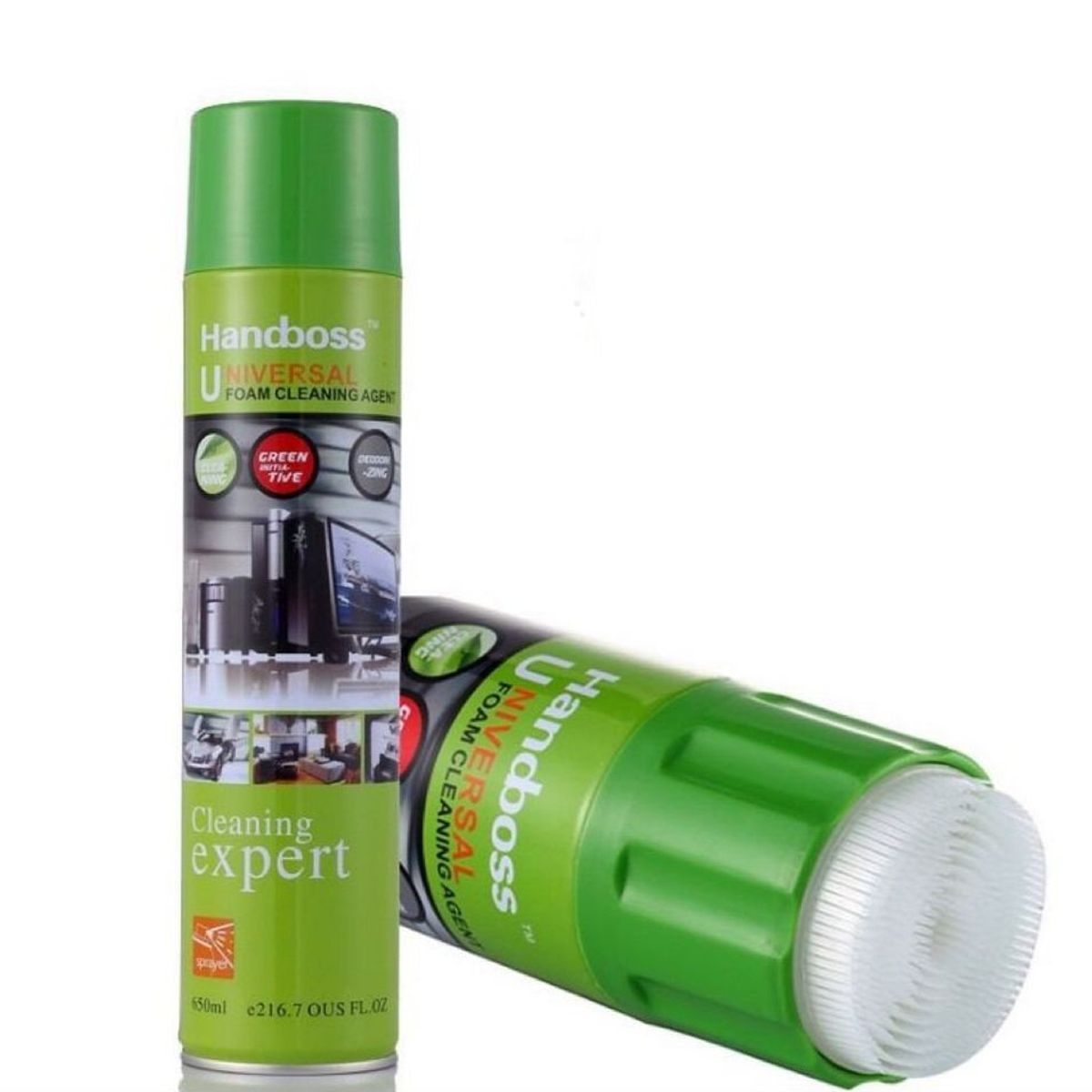 GENERICO - Limpiador Espumoso Universal De Dispositivos 650ml + Cepillo