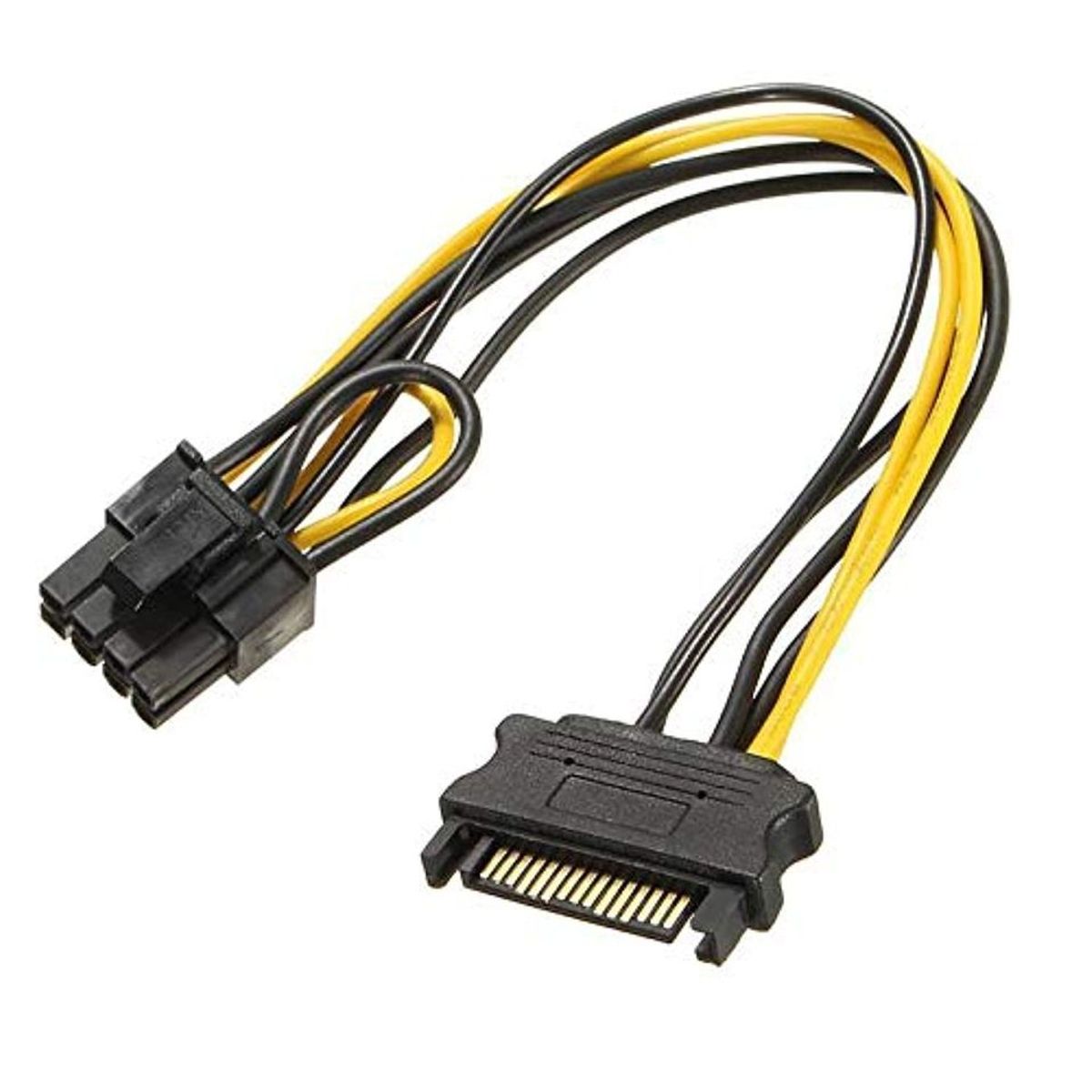 GENERICO - Cable Conector Sata A 6 Pines/8 Pines - 6+2 Pcie T. Grafica