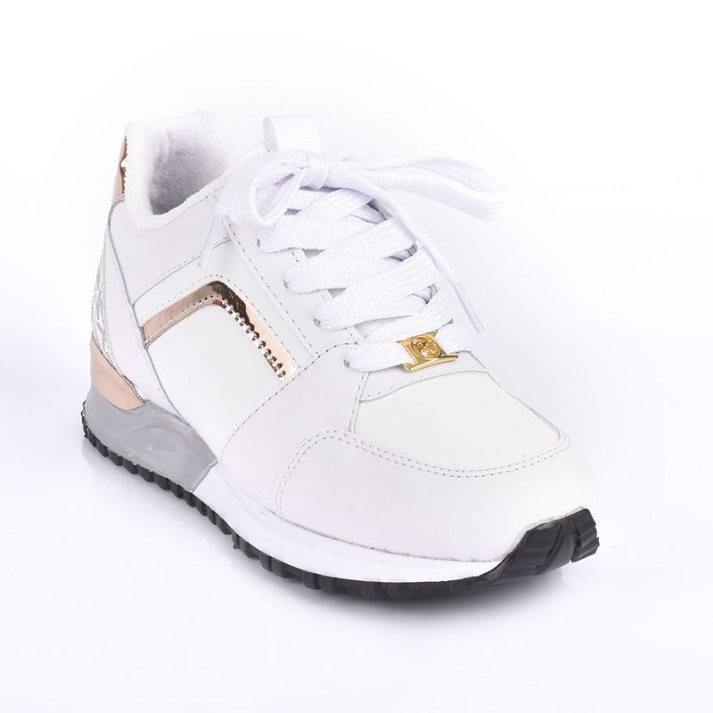PRICE SHOES - Price Shoes Tenis Moda Mujeres 822490BLANCO