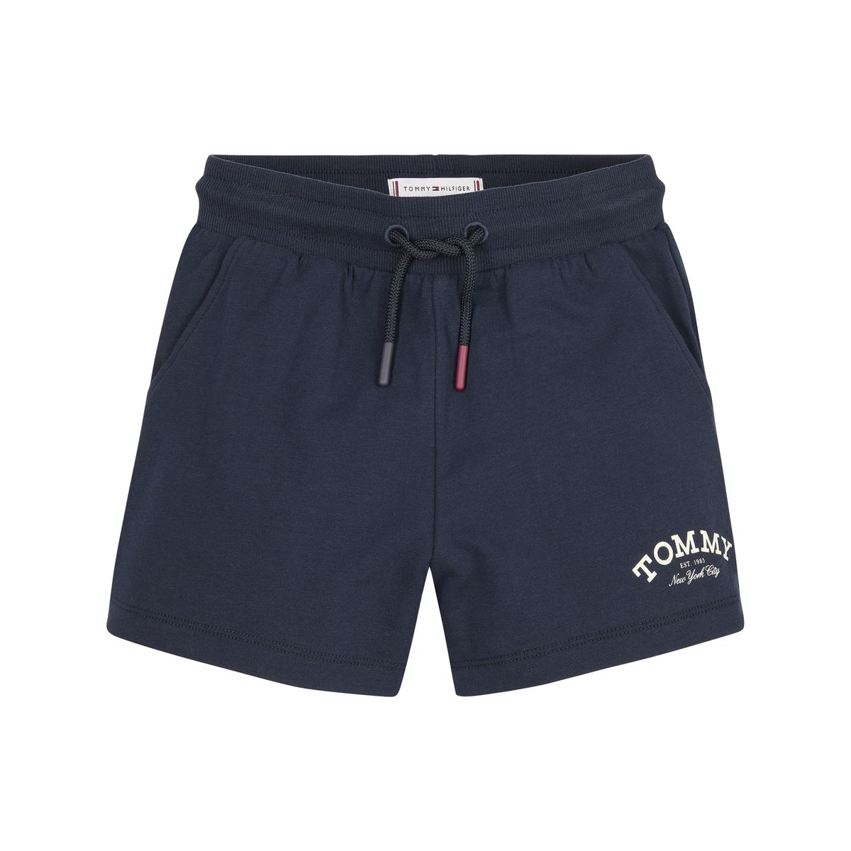 TOMMY HILFIGER - Short Azul Con Bolsillos Laterales Para Niña Tommy Hilfiger