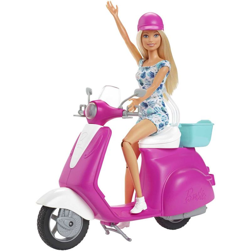 BARBIE - Muñeca Barbie Paseo Sobre Ruedas