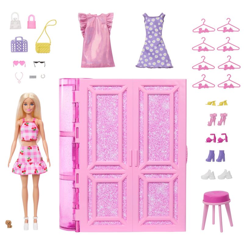 BARBIE - Barbie Clóset De Los Sueños Con Accesorios Y Muñeca