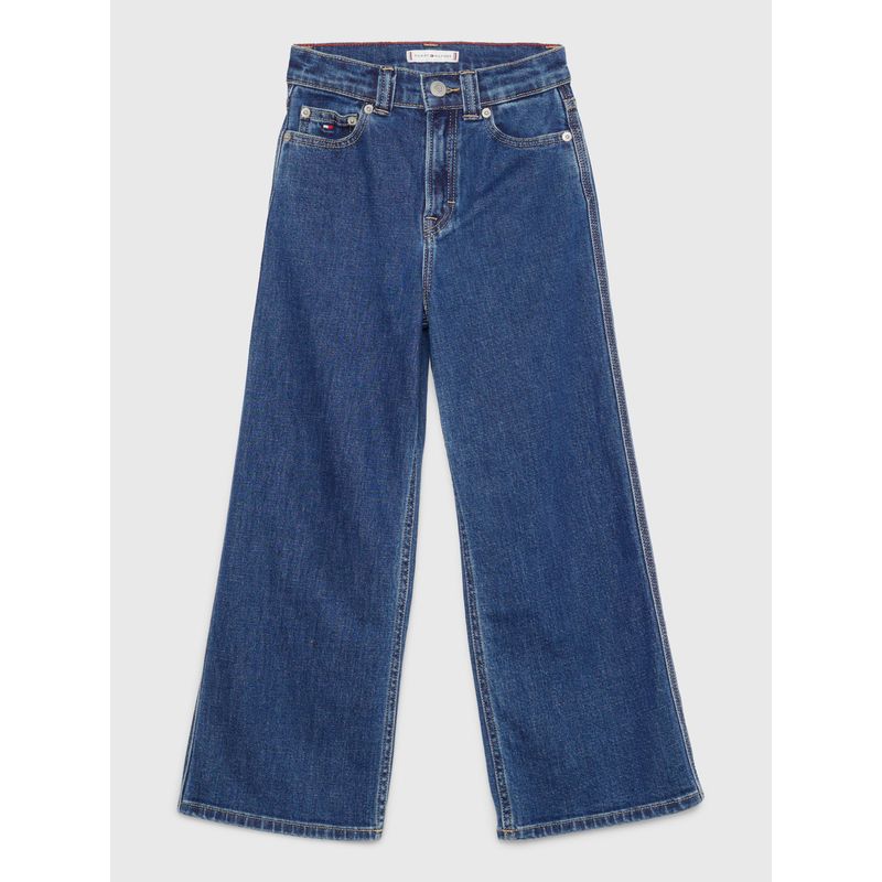 TOMMY HILFIGER - Jeans De Niña Con Pierna Ancha Tommy Hilfiger