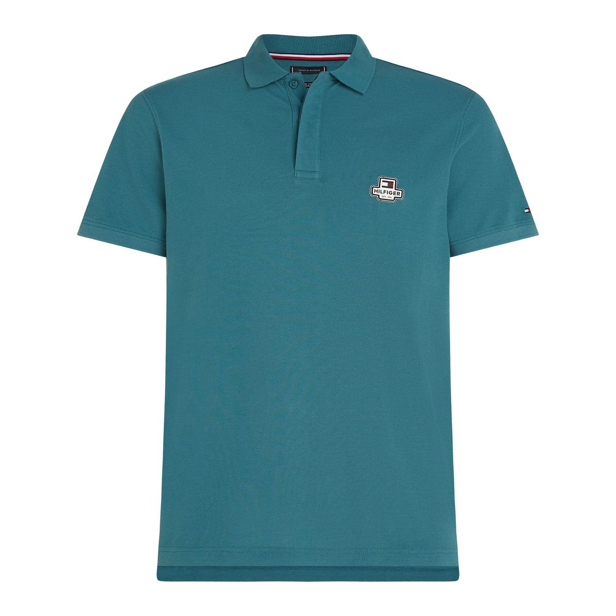 TOMMY HILFIGER - Polo Verde De Corte Regular Para Hombre Tommy Hilfiger