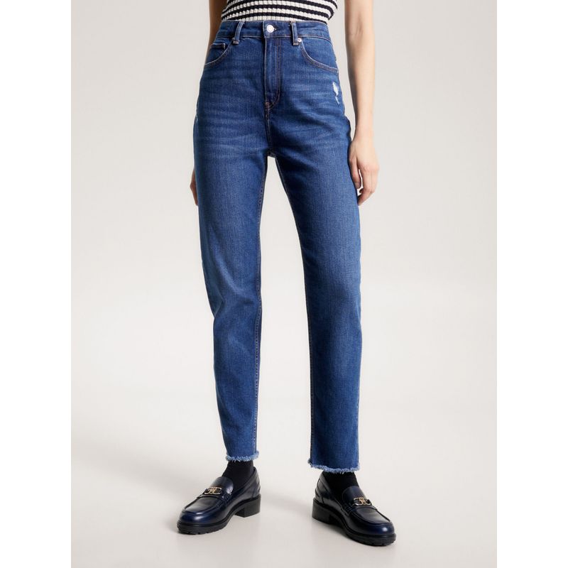 TOMMY HILFIGER - Jeans De Talle Alto Con Corte Cónico Tommy Hilfiger