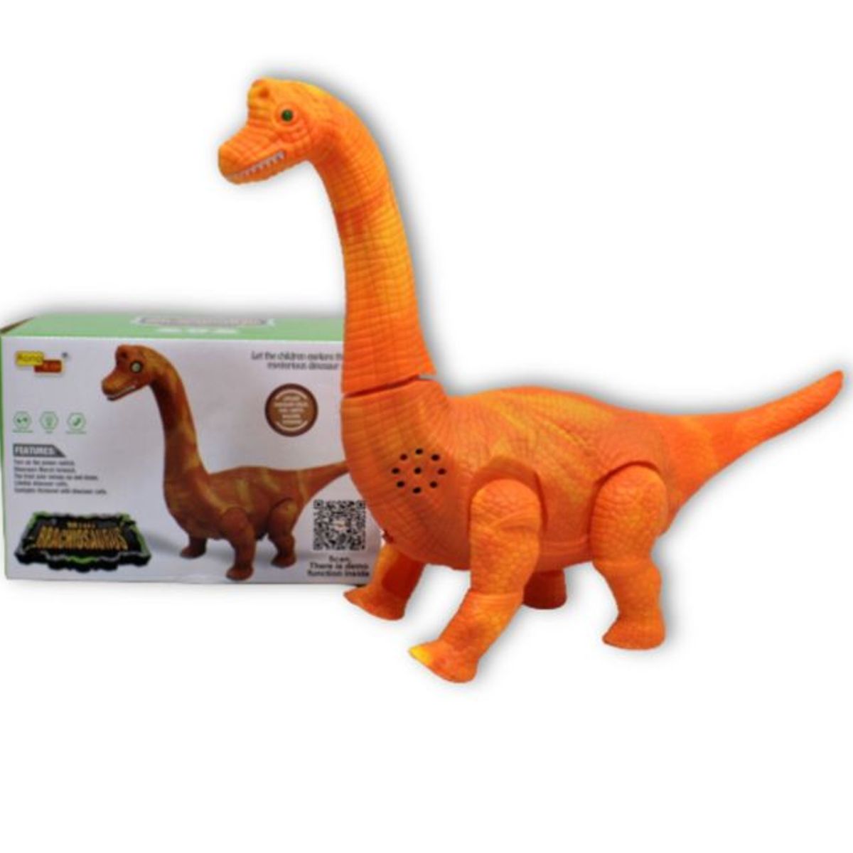 SWISSHOME DR HOFFMAN - DINOSAURIO CUELLO LARGO PEQUEÑO CON MOVIVMIENTO Y RUGIDO