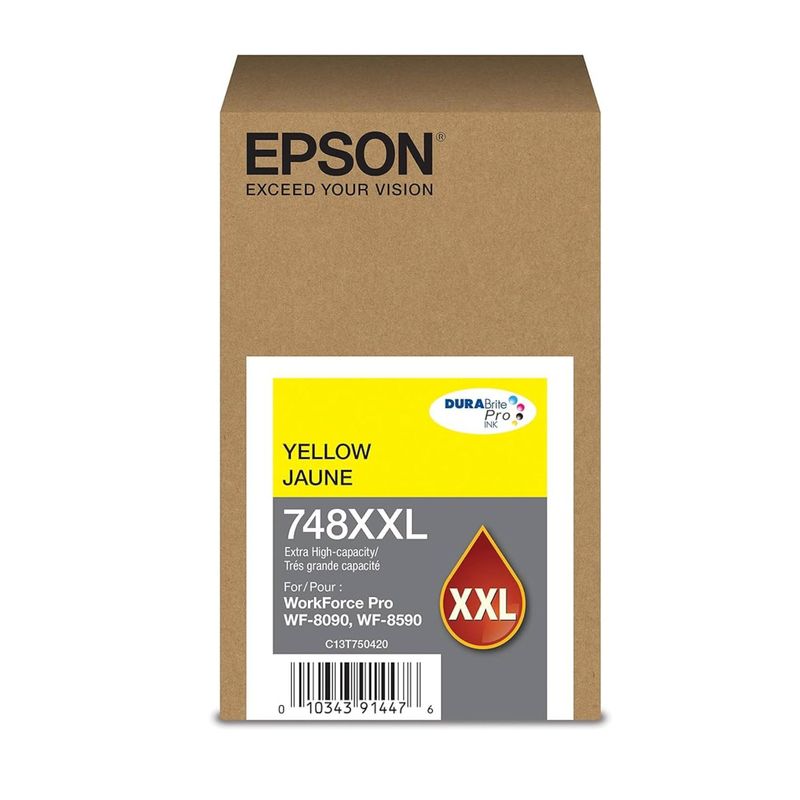 EPSON - Cartucho Tinta EPSON 748XXL yellow wf-6090-wf-6590 69ml