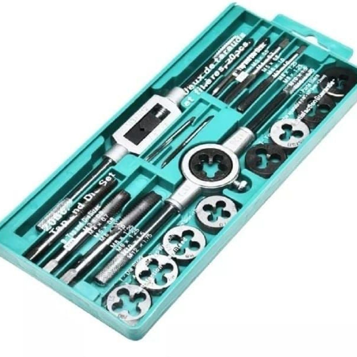 GENERICO - Machuelos Tarrajas Machos X20 Milimétricas Metalurgia Rosca