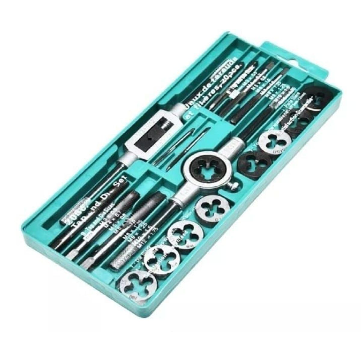 GENERICO - Machuelos Tarrajas Machos X20 Milimétricas Metalurgia Rosca