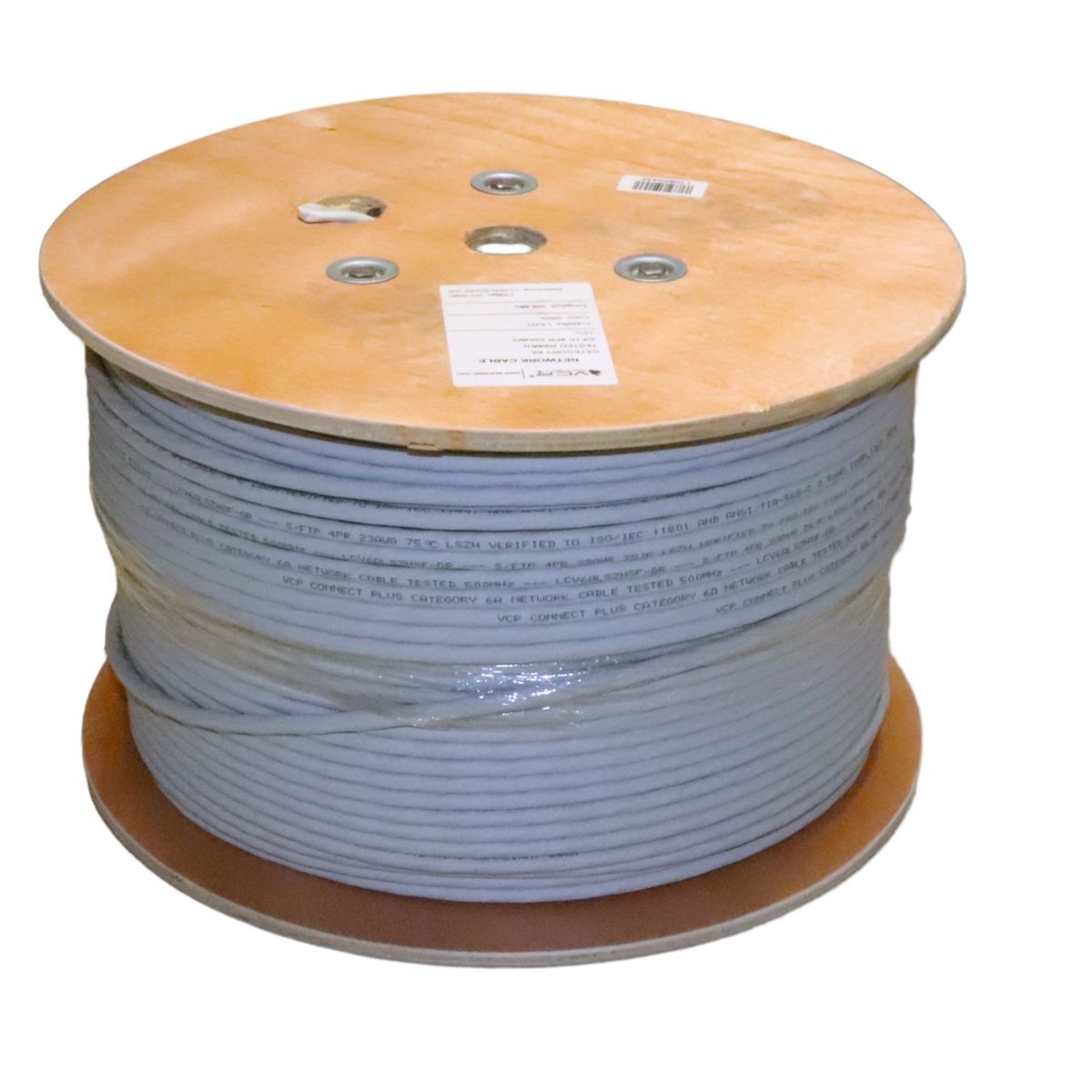 VCP - Cable S/ftp Cat 6a Vcp 100% Cobre Uso Interior Gris X 305m