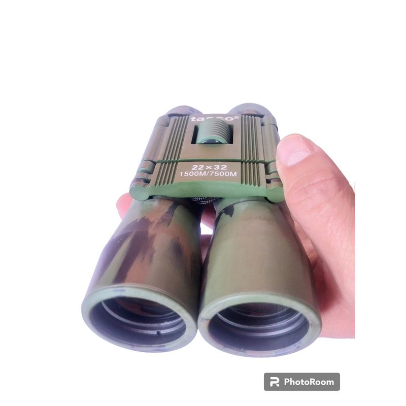 GENERICO - BINOCULARES MEDIANOS 22X32 CAMUFLADOS Y ESTUCHE