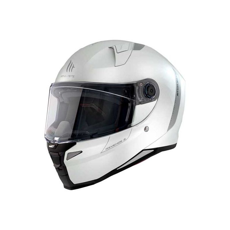 MT HELMETS - CASCO REVENGE 2 S A0 BLANCO BRILLO ECE R22.06 TALLA S