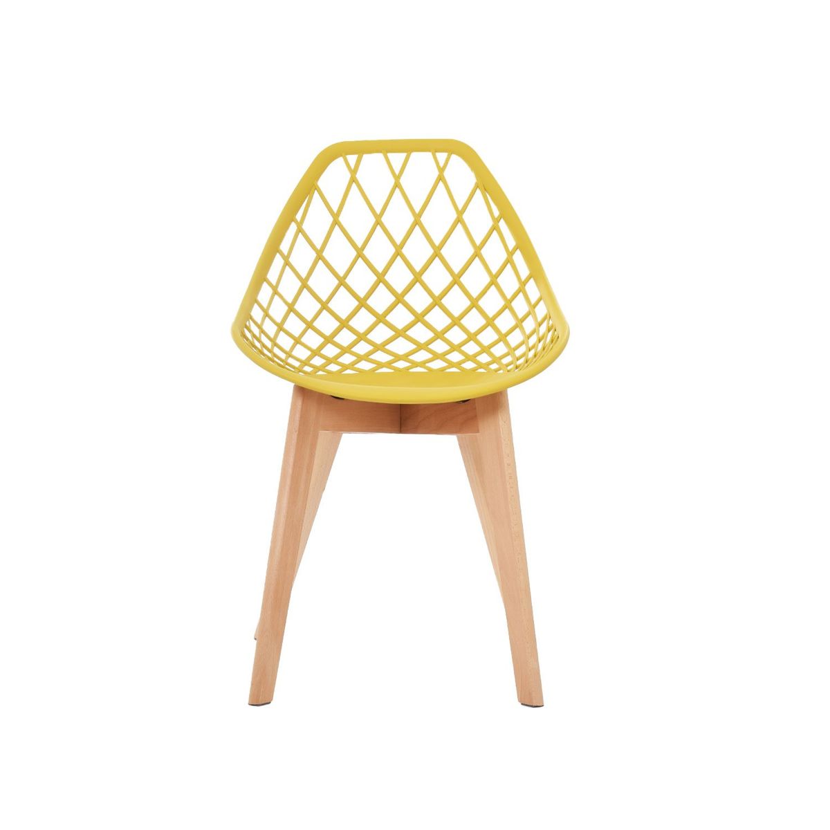 BONNO - Silla De Diseño Turia Mostaza Bonno