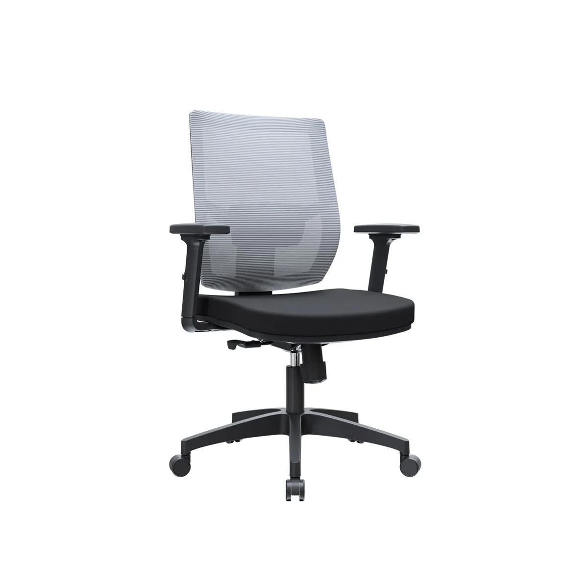 BONNO - Silla de Escritorio Slim Gris-Negro Bonno