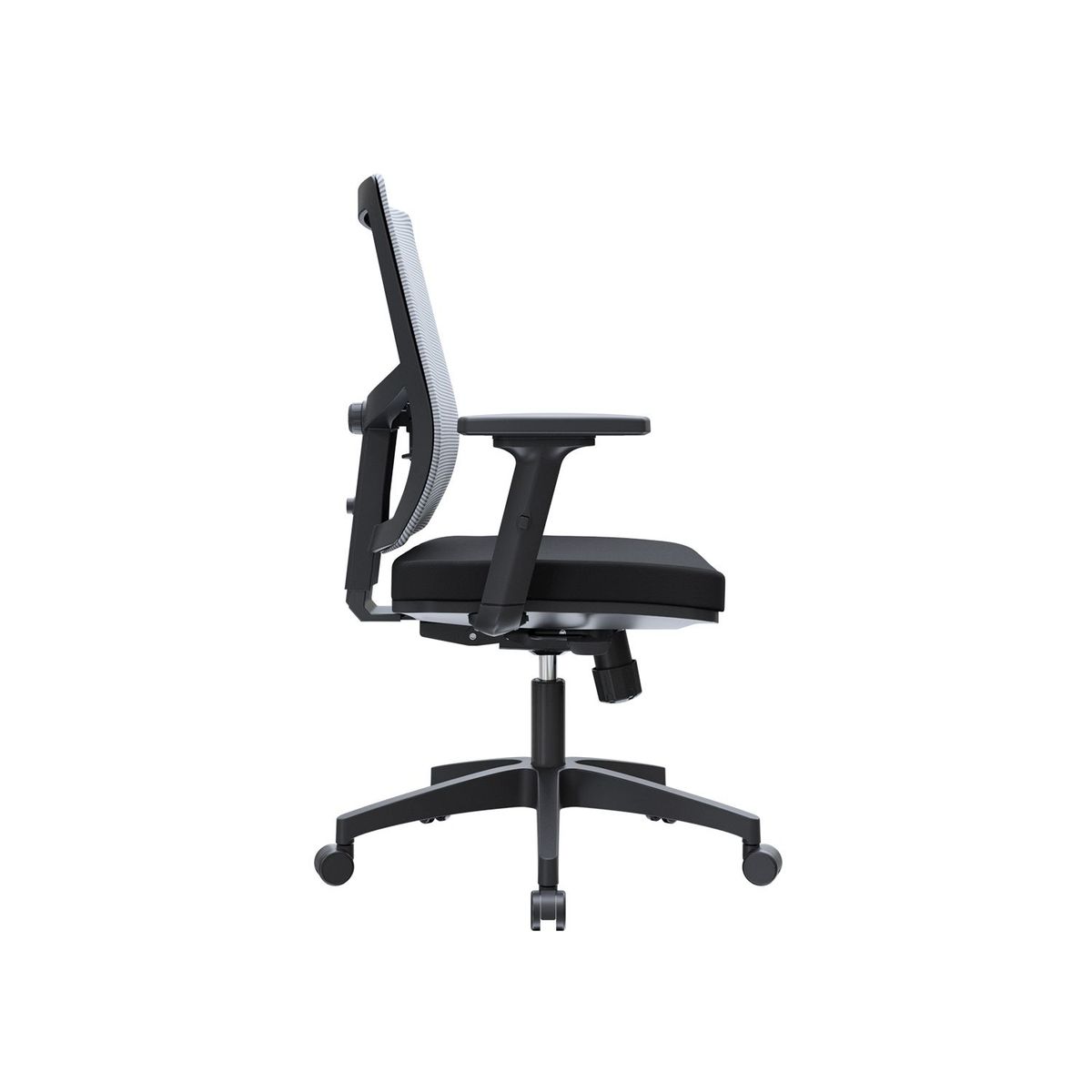 BONNO - Silla de Escritorio Slim Gris-Negro Bonno