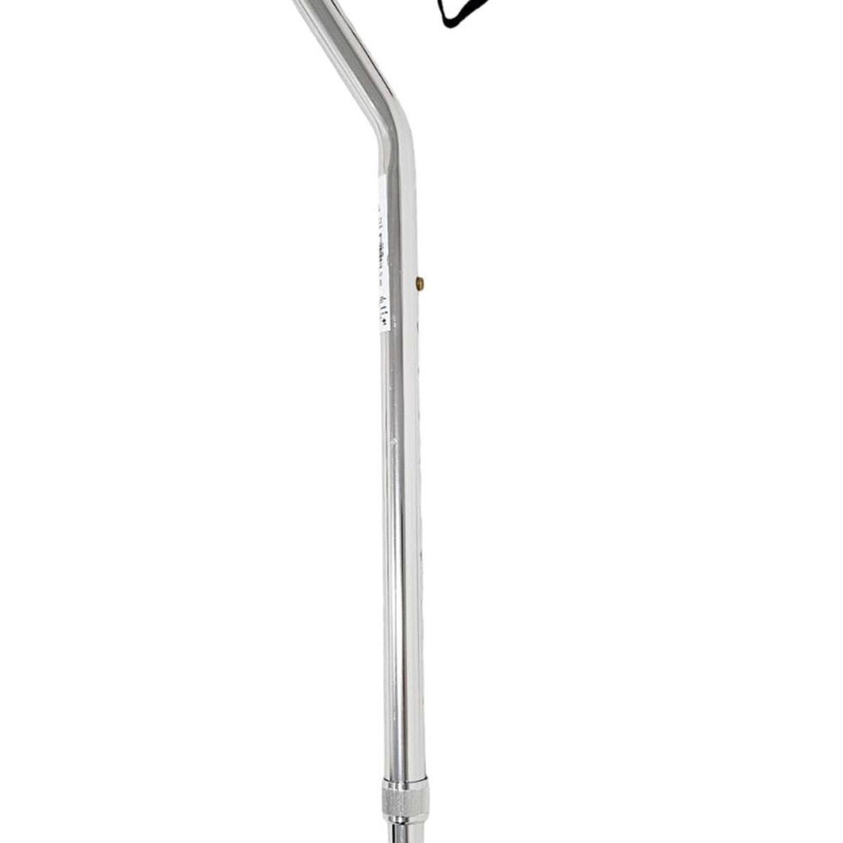 KONFORT PLUS - BASTON DE UN APOYO CUELLO DE CISNE EN ALUMINIO CROMO