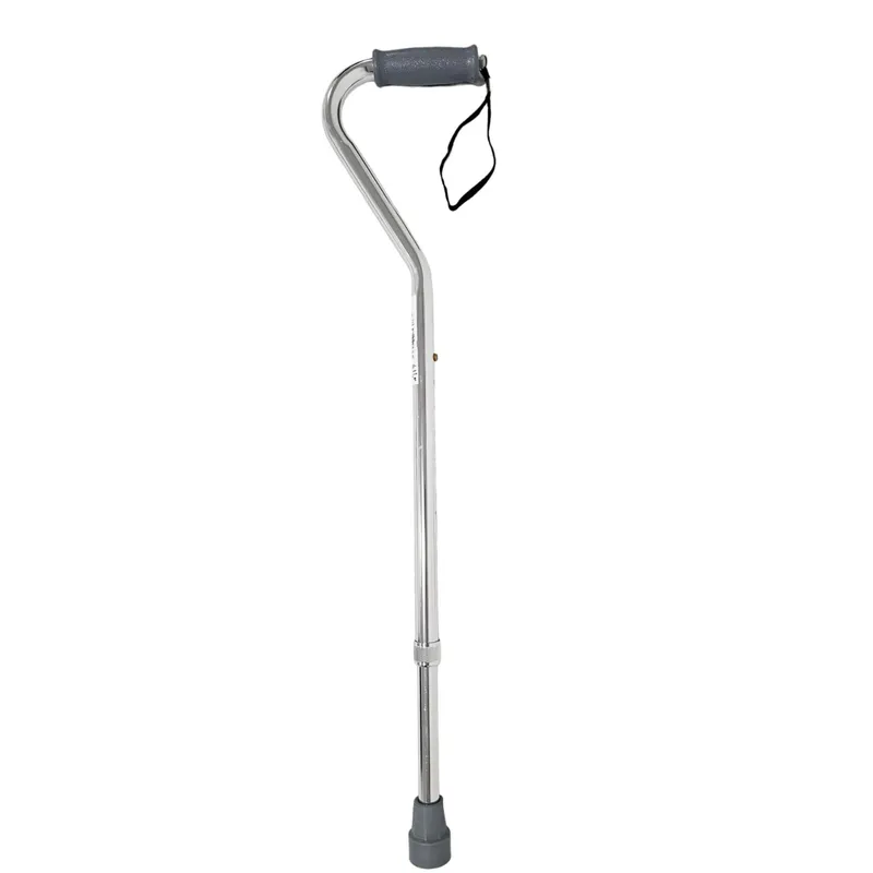 KONFORT PLUS - BASTON DE UN APOYO CUELLO DE CISNE EN ALUMINIO CROMO