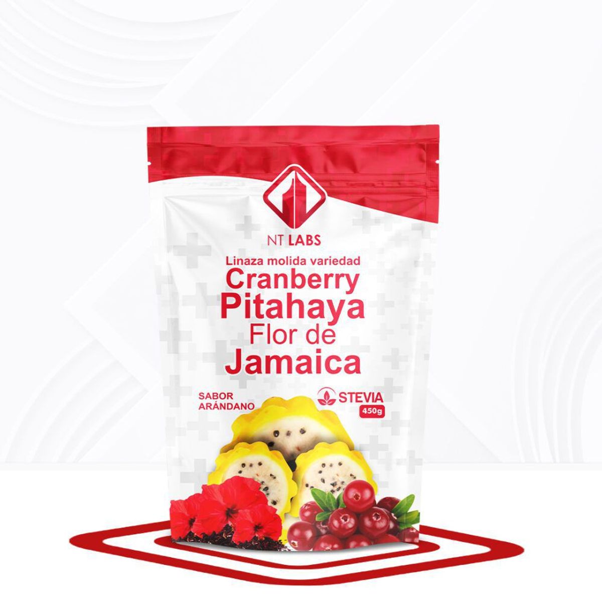 GENERICO - Linaza Cranberry Pitahaya Flor De Jamaica 450G Nt Labs