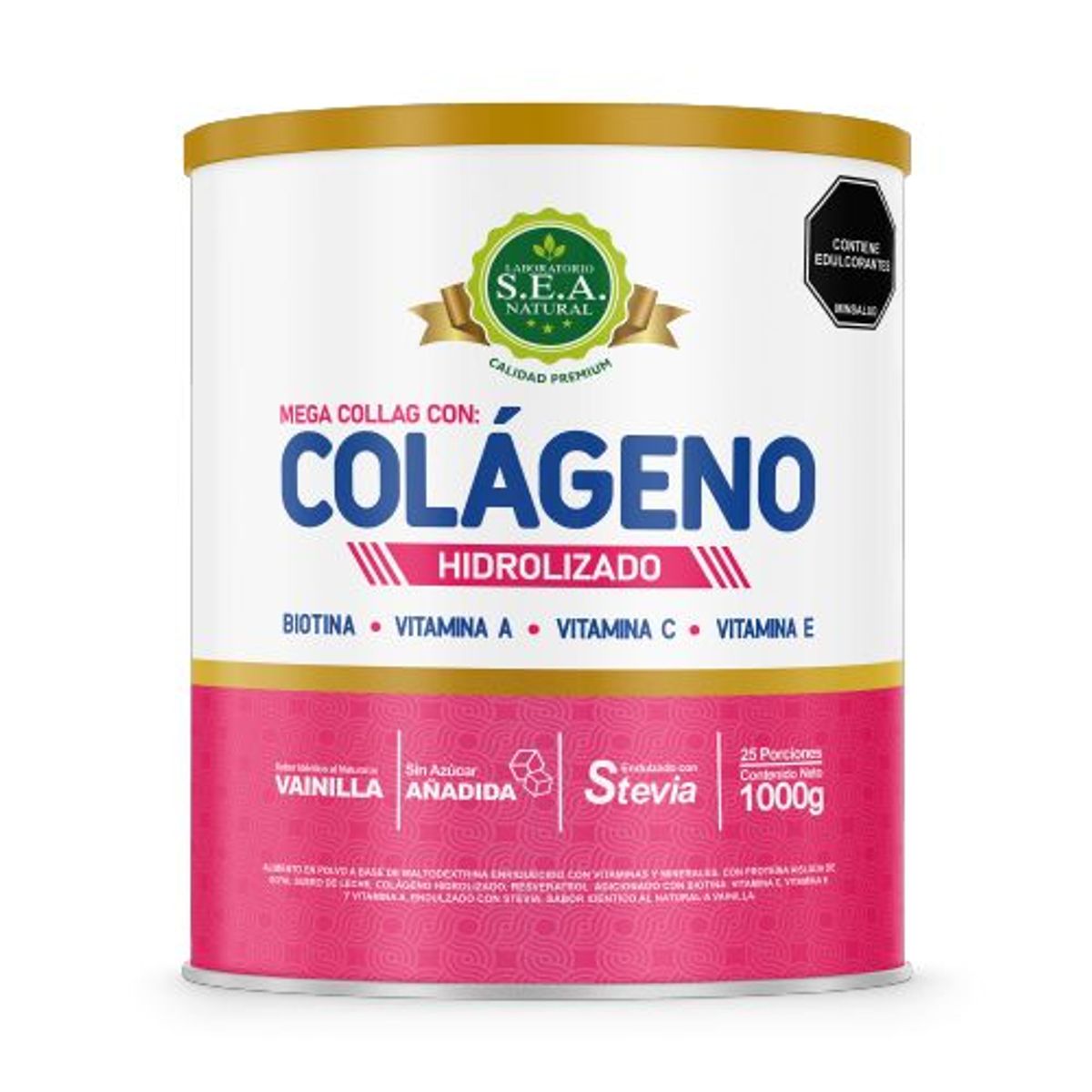 GENERICO - MEGA COLAGENO HIDROLIZADO 1000 G SEA NATURAL