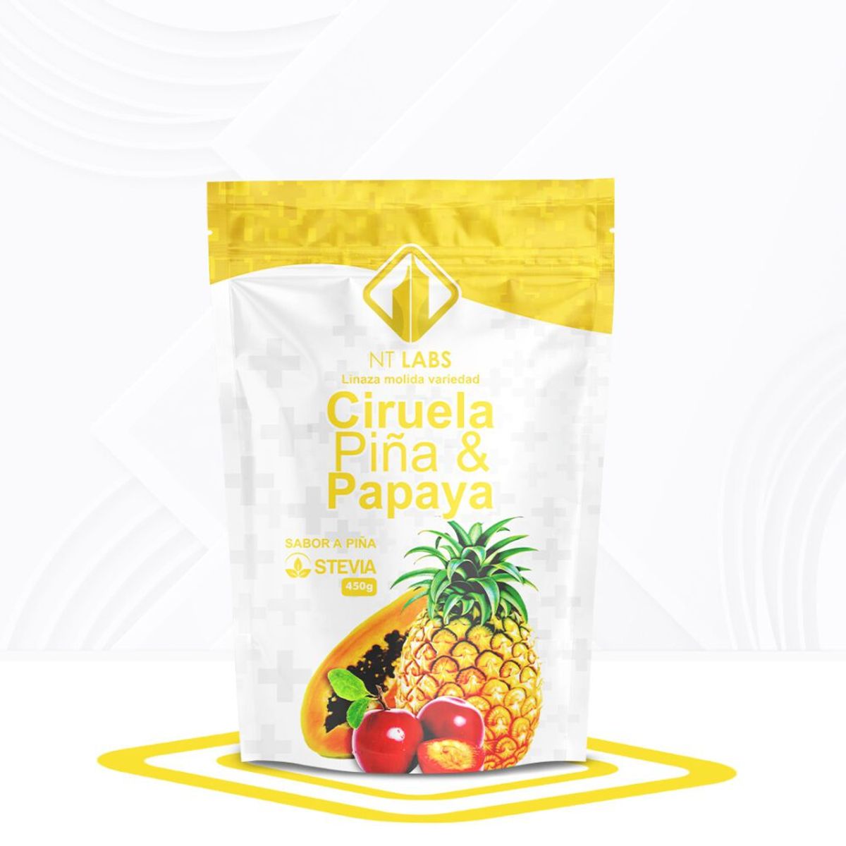 GENERICO - Linaza Ciruela Piña Y Papaya 450G Nt Labs