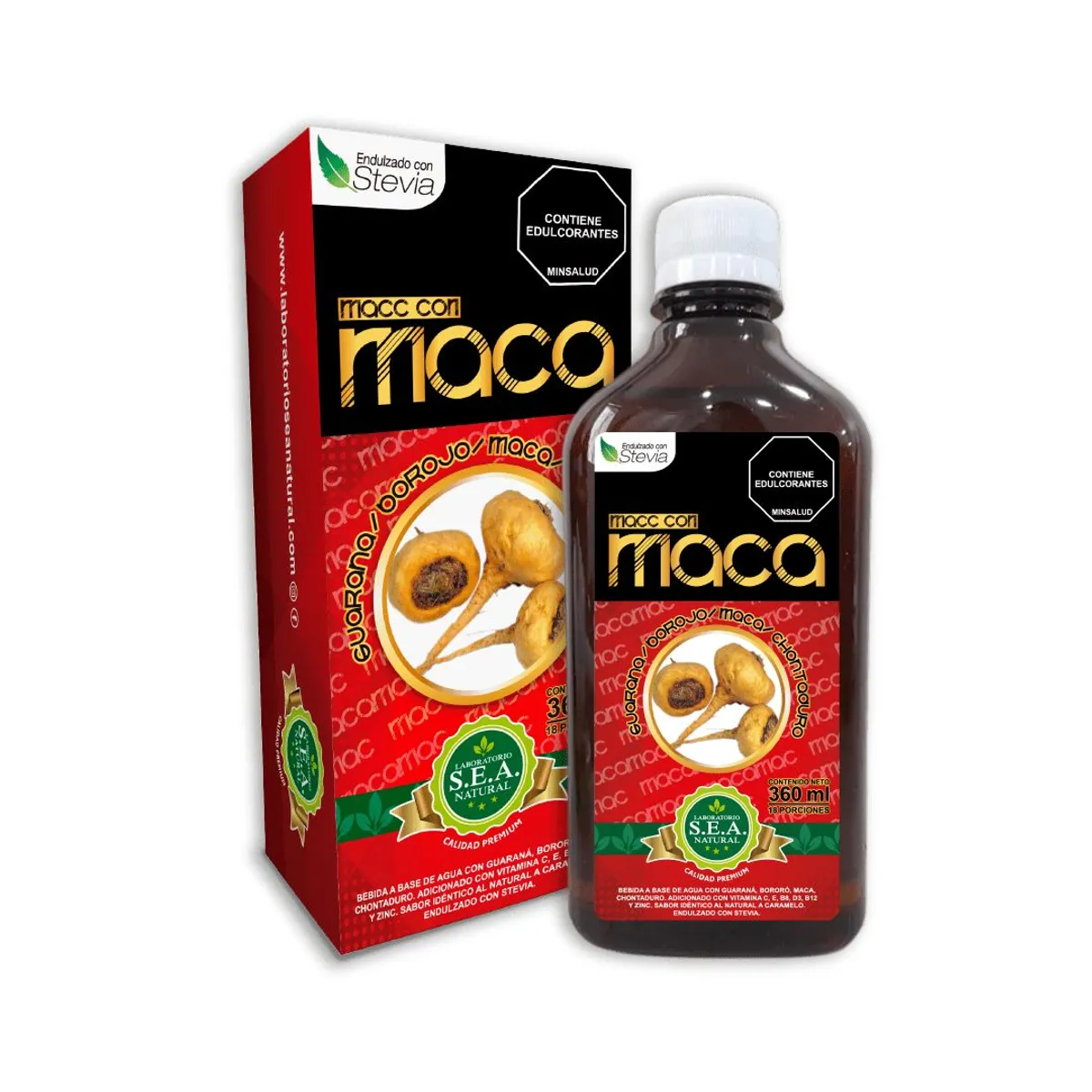 GENERICO - MACA LIQUIDA 360ml SEA NATURAL