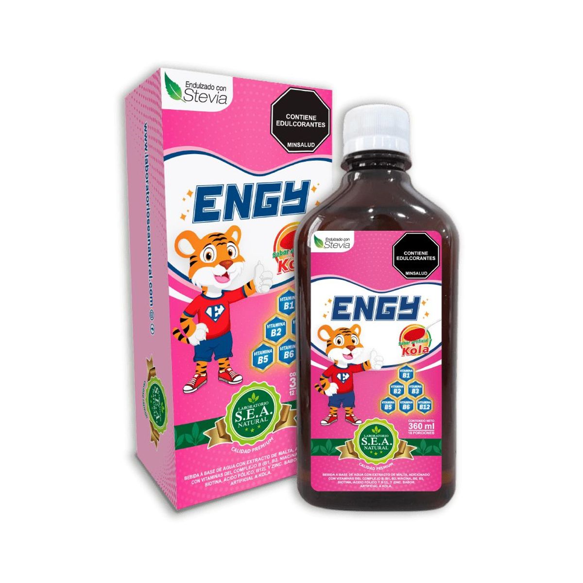 GENERICO - MULTIVITAMINICO PARA NIÑOS LIQUIDO ENGY 360ml SEA NATURAL
