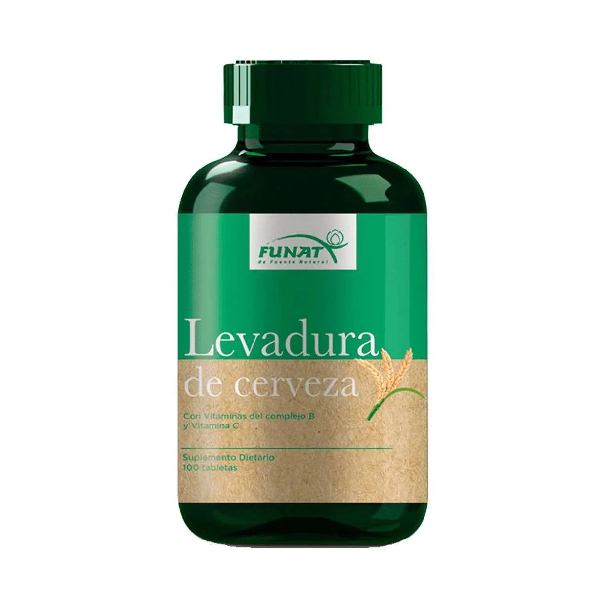 GENERICO - LEVADURA DE CERVEZA 100 Tabletas LABORATORIOS FUNAT