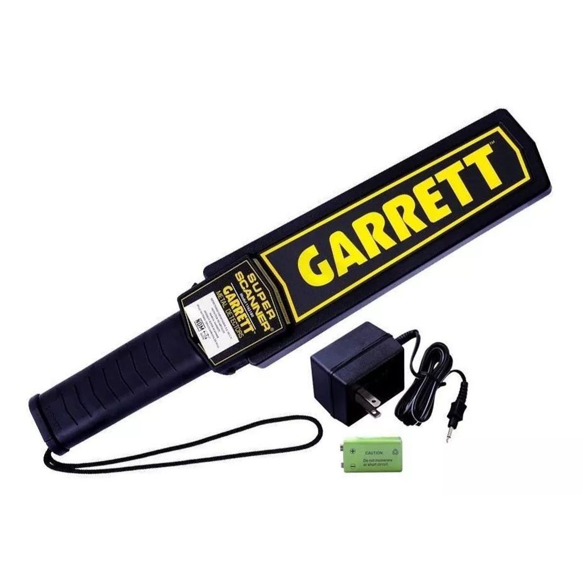 GENERICO - Detector De Metales Marca Garrett Super Scanner Tipo Paleta