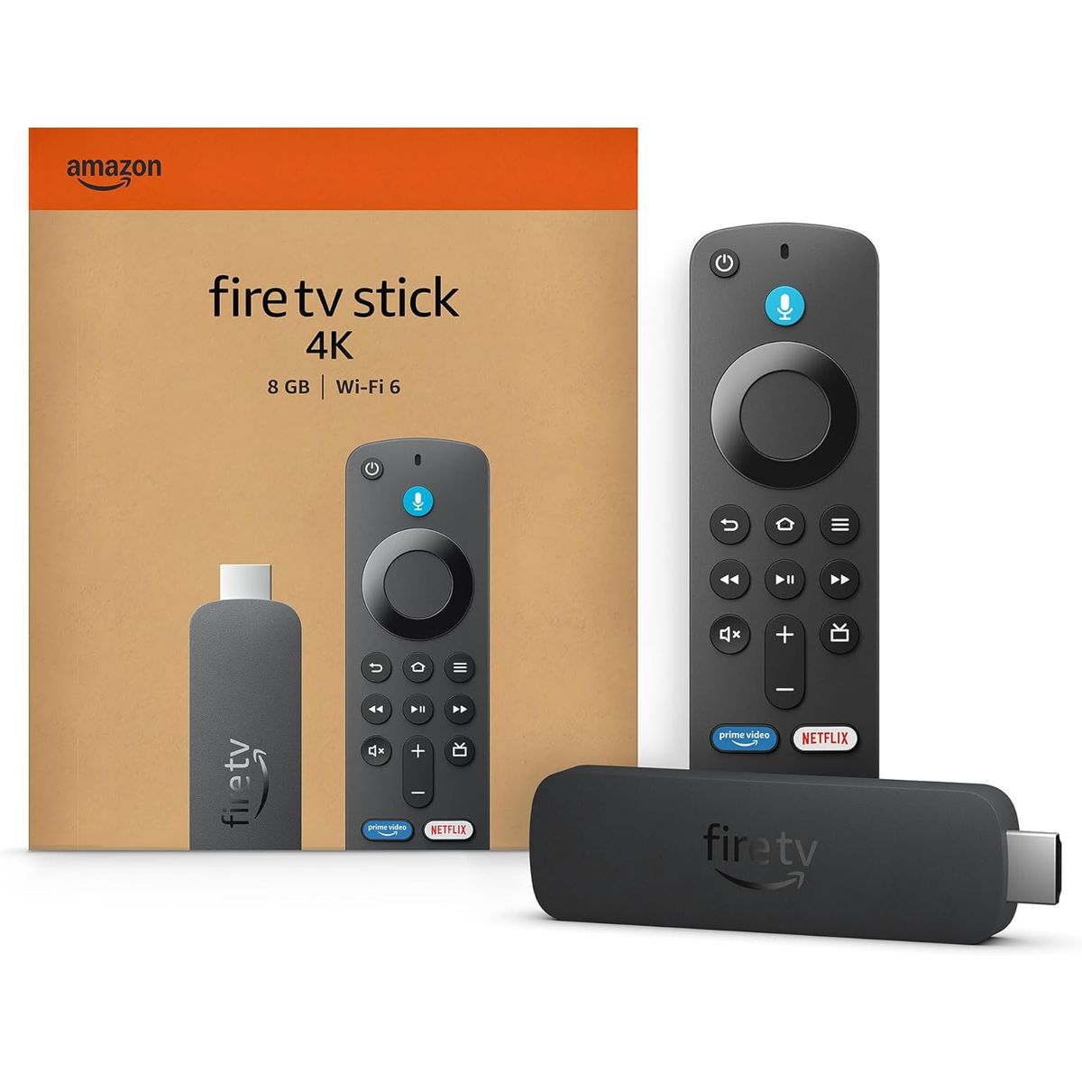 AMAZON - Amazon Fire TV Stick 4K Dispositivo de Streaming TV gratis y en vivo