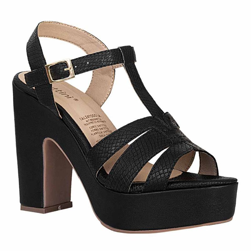 FRATTINI - Plataforma de Mujer marca FRATTINI en Color NEGRO   SANDT072
