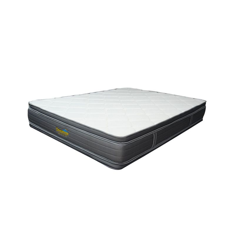 GENERICO - Colchón DREAMAX SEMIORTOPÉDICO GALEON blanco Queen
