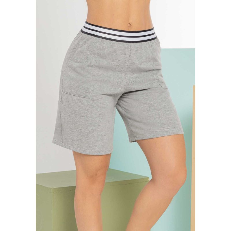 ATYPICAL - Bermuda Short Mujer Gris Atypical 101953