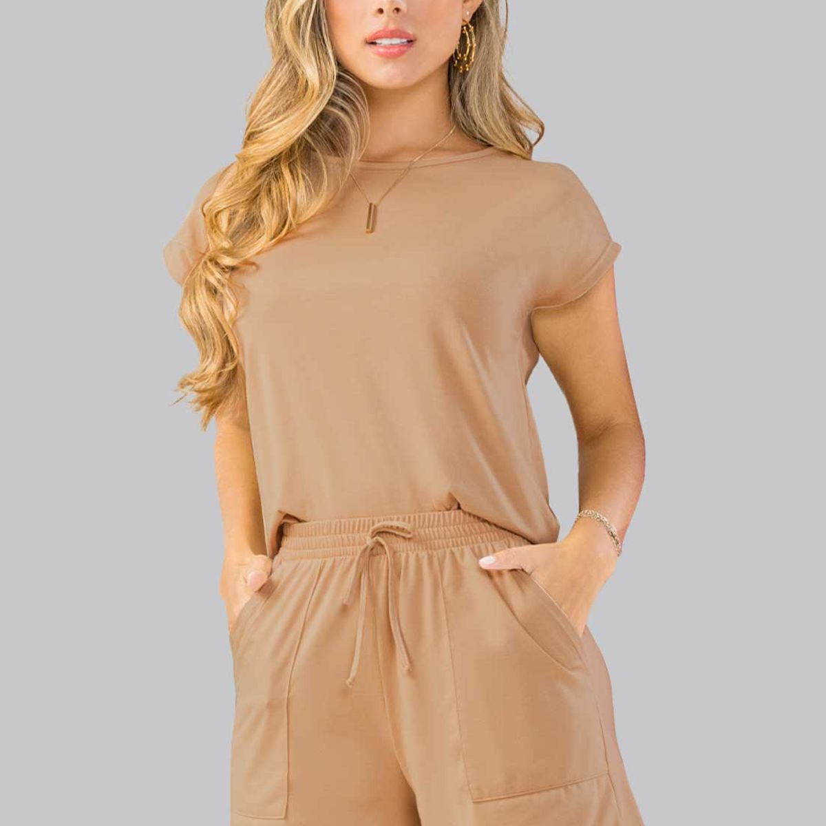 MARKETING PERSONAL - Conjunto Mujer Amarillo Mp 102318