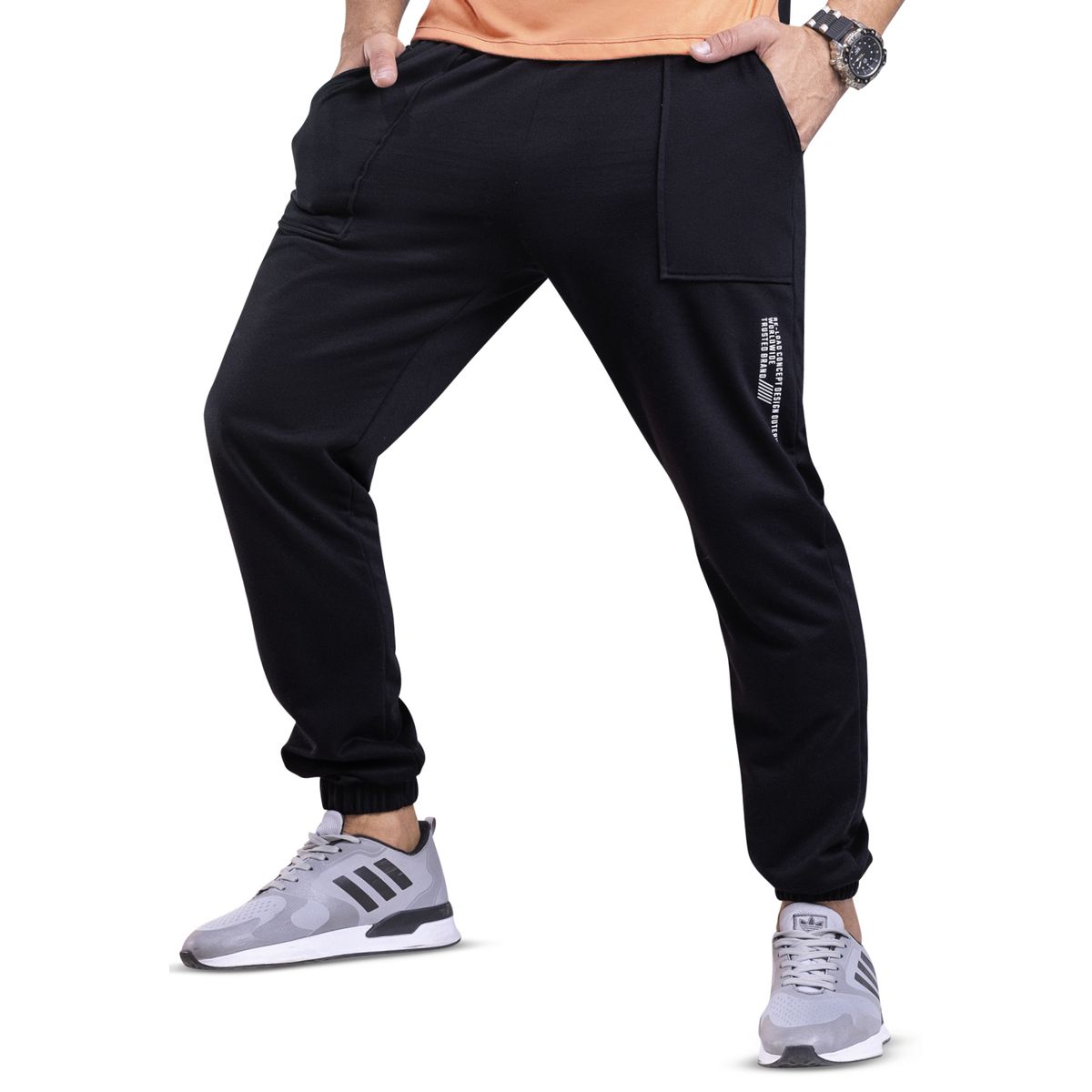 MARKETING PERSONAL - Jogger Hombre Negro Mp 6073