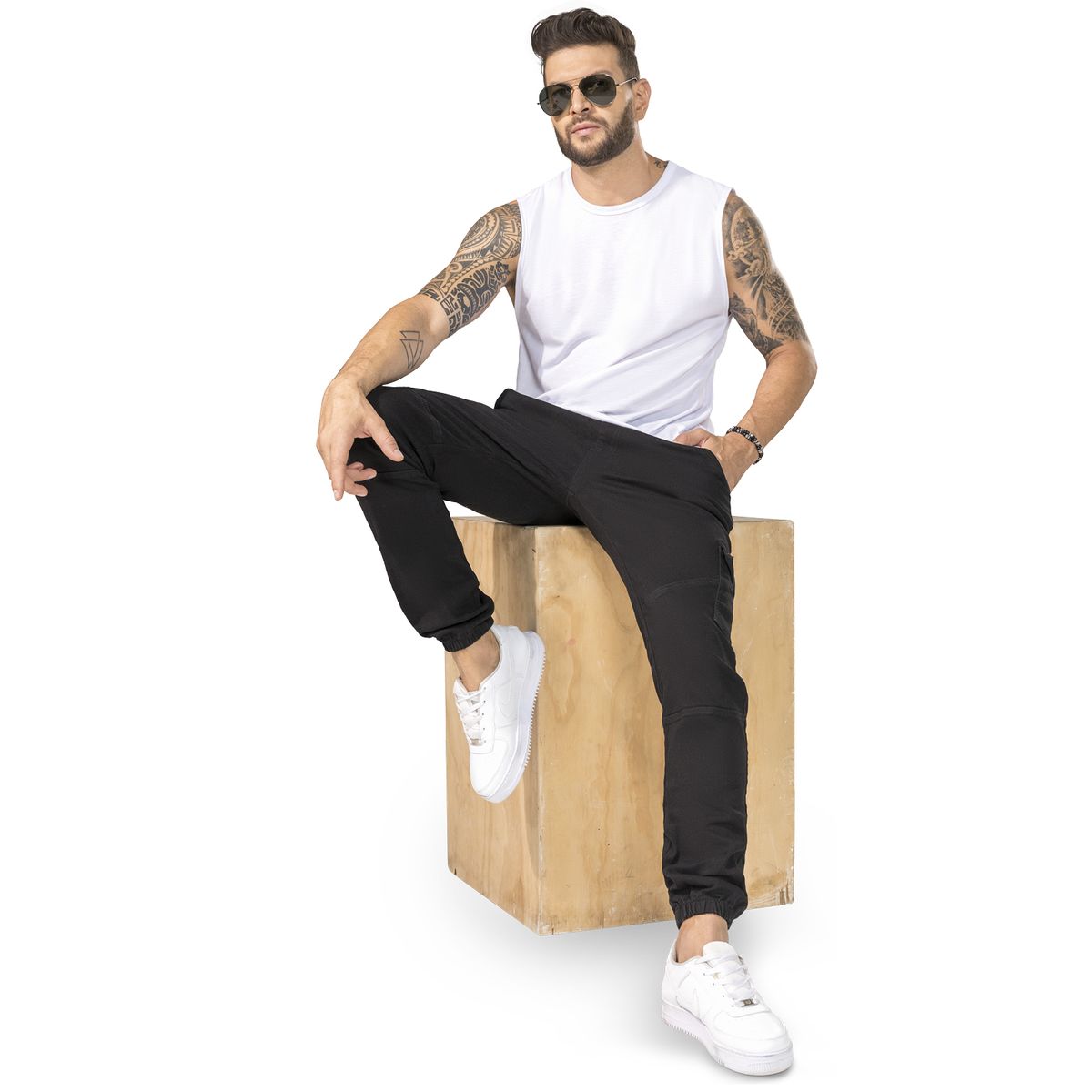 MARKETING PERSONAL - Camisilla Hombre Blanco Mp 353