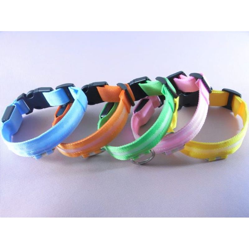 GENERICO - collar para perros y gatos luminoso recargable