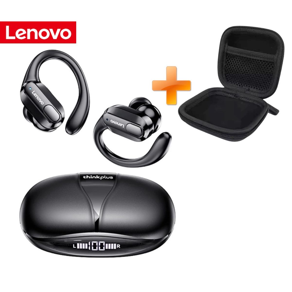 LENOVO - Audífonos Deportivos Lenovo Xt80 Bluetooth 5.3 ¡Estuche GRATIS!