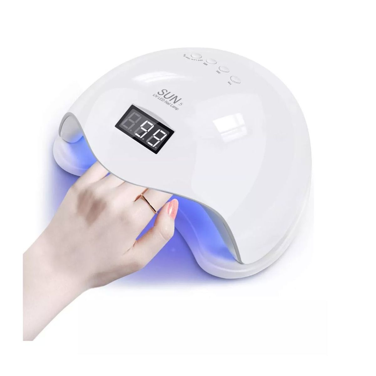 SUN - Lampara Led-uv De Uñas Gel Profesional Secado Rápido 48watts