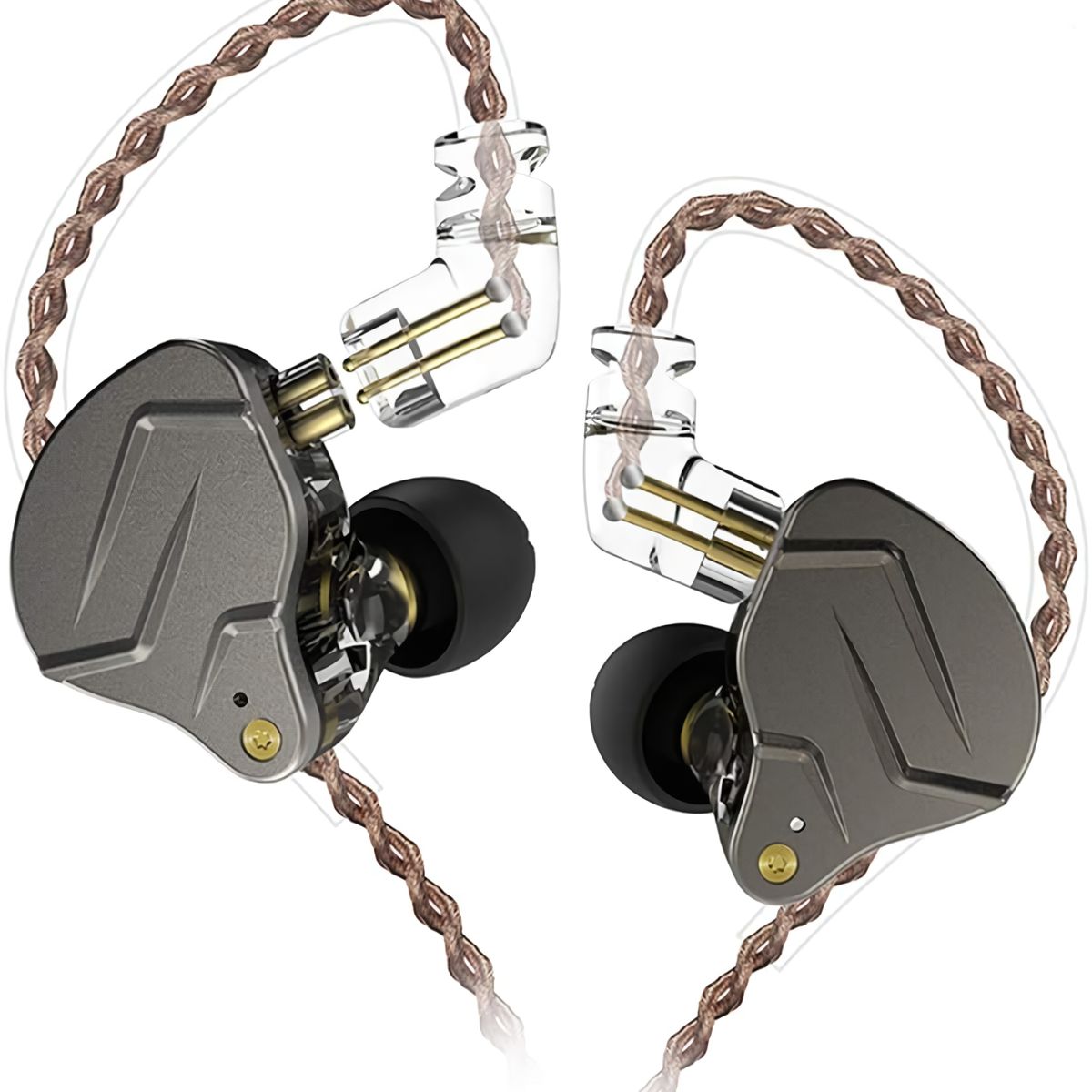 KZ - KZ ZSN PRO Audífonos Alta Fidelidad Gris con micrófono
