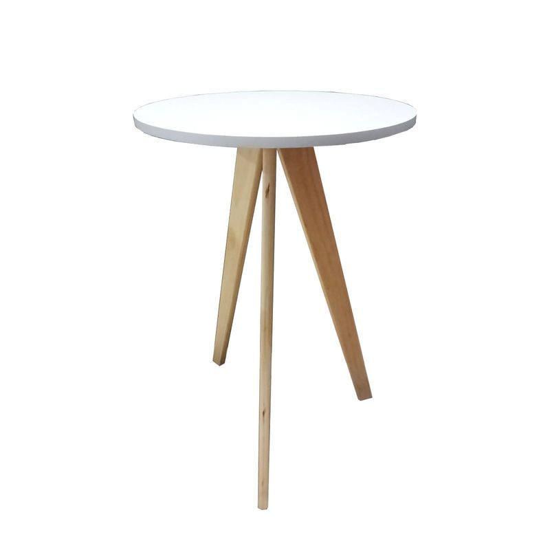 GENERICO - Mesa Auxiliar Circular - Comedorescritorio Versátil 50x74