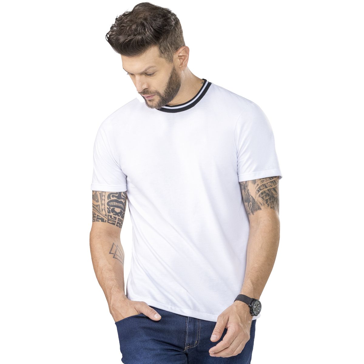 MARKETING PERSONAL - Camiseta Hombre Blanco Mp 351
