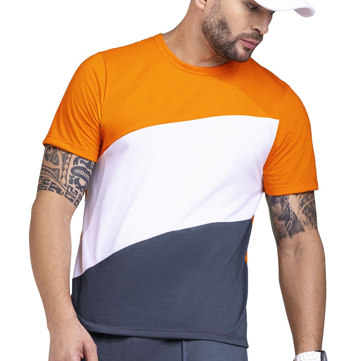 MARKETING PERSONAL - Camiseta Hombre Naranja Mp 6069