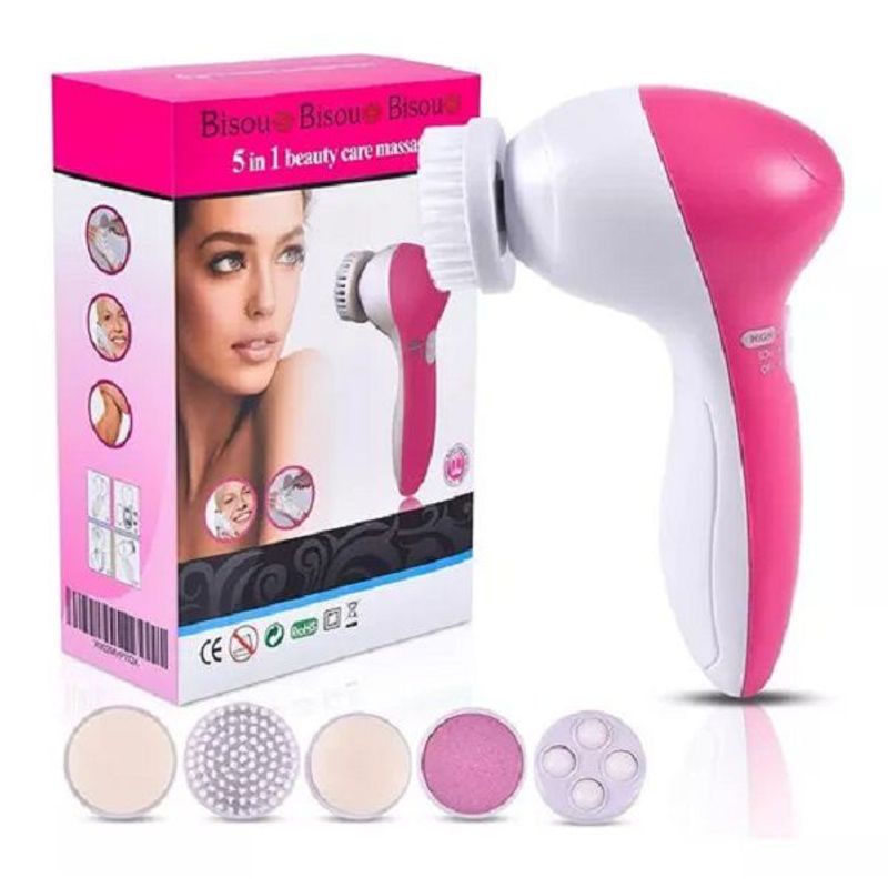 GENERICO - Cepillo Facial Limpieza 5 en1 Exfoliante Rostro Belleza