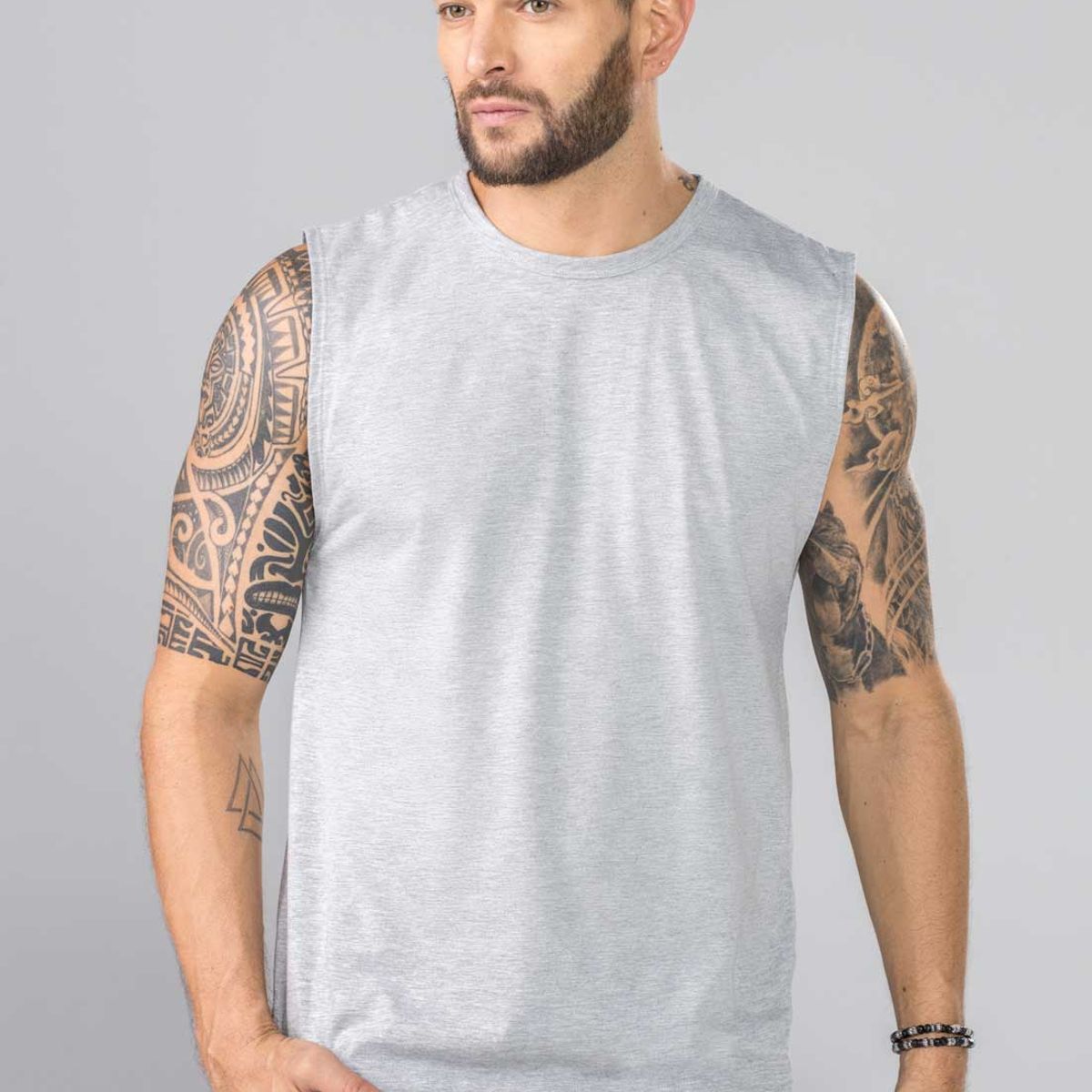 MARKETING PERSONAL - Camisilla Hombre Gris Mp 353