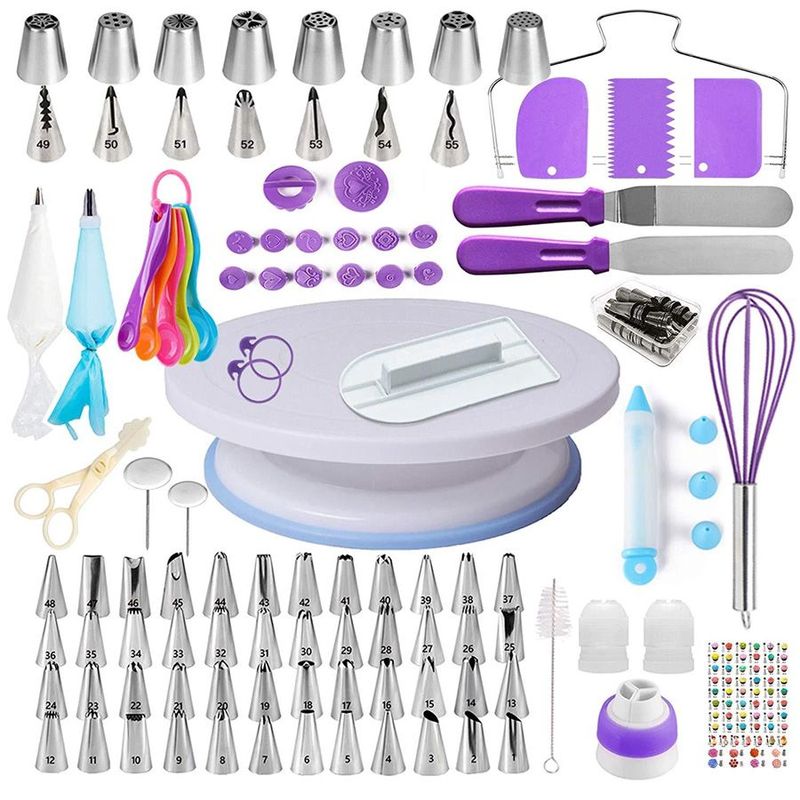 GENERICO - Kit De Pastelería Decoración Completa 137pz Ponqués Pasteles