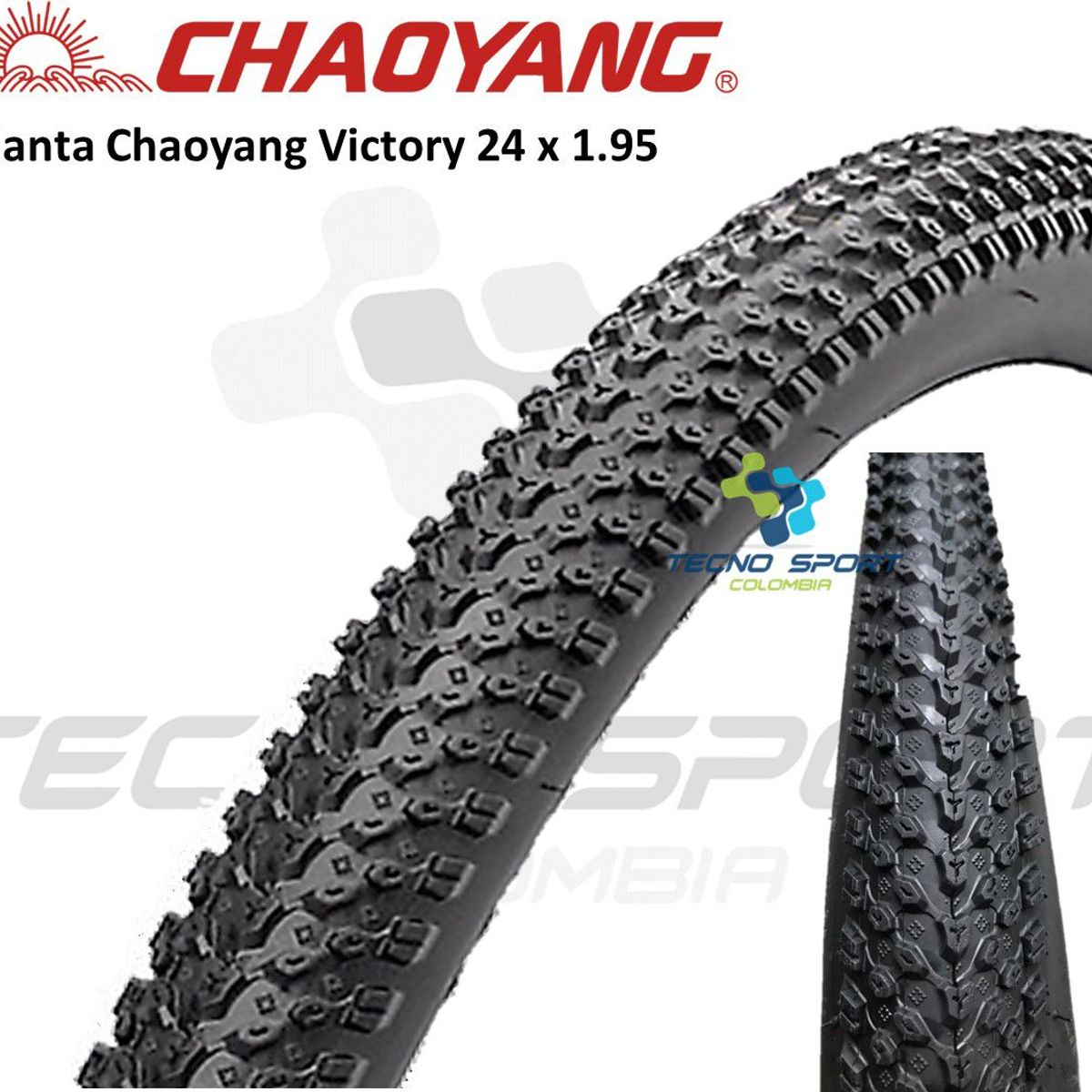 CHAOYANG - Llanta Bicicleta Chaoyang 24 X 1.95 + Neumático
