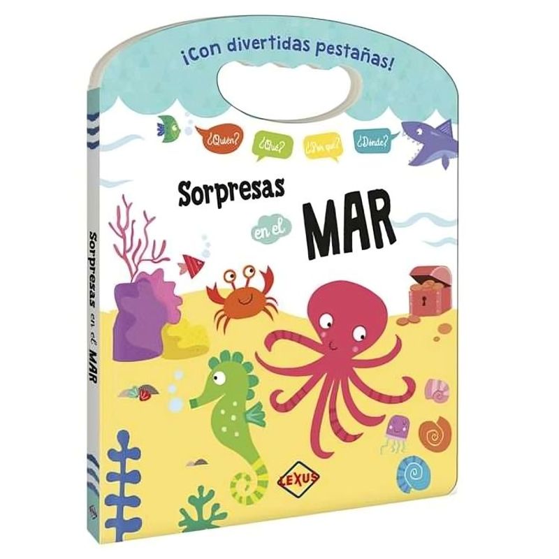 LEXUS - Libro Didáctico Sorpresas Bajo El Mar Solapas Niños Bebes